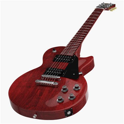 3D gibson les paul model - TurboSquid 1292895