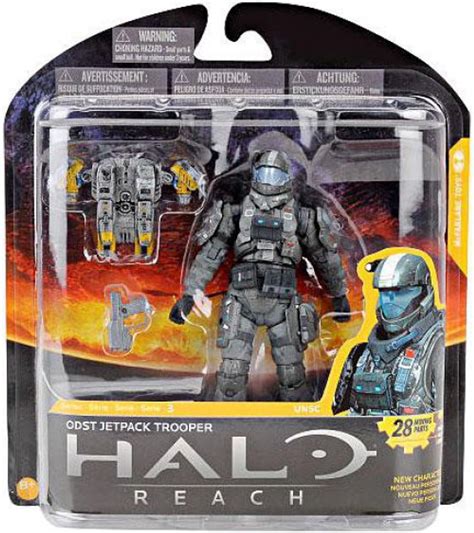 McFarlane Toys Halo Reach Halo Reach Series 3 ODST Jetpack Trooper ...