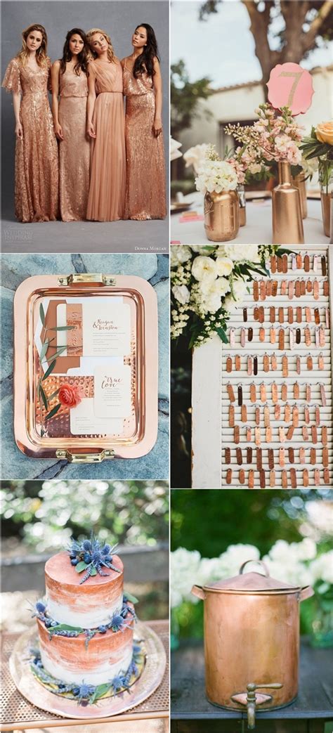 50 Amazing Vintage Bronze & Copper Wedding Color Ideas