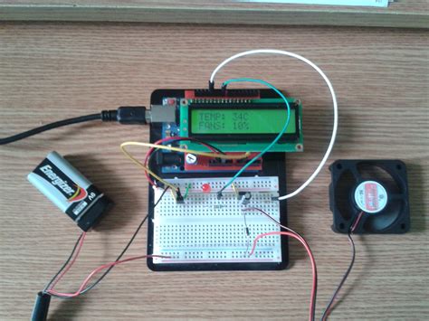 Arduino Fan Speed Controlled by Temperature | Arduino, Arduino projects, Fan speed