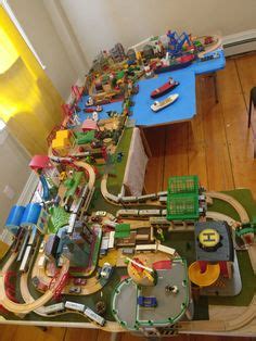 17 Wooden Railway Layouts ideas | wooden, railway, wooden train