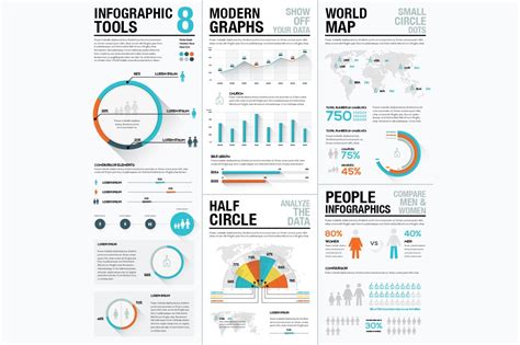 Infographic Tools 8 | Presentation Templates ~ Creative Market