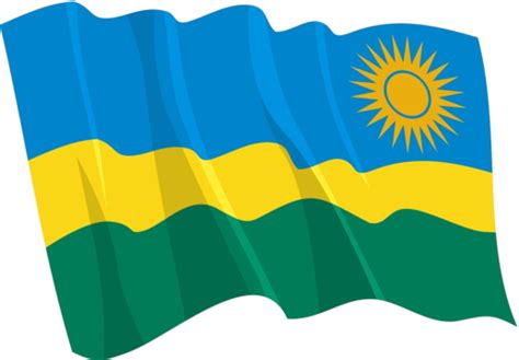 Waveing Flag Of Rwanda PNG, Vector, PSD, and Clipart With Transparent Background for Free ...