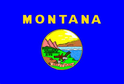 Download Montana, State Flag, Blue. Royalty-Free Vector Graphic - Pixabay