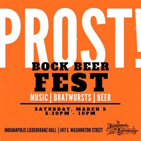 Bock Beer Fest 2022 - Indianapolis Liederkranz