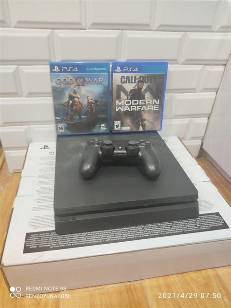 Ps4 slim 500gb, Video Gaming, Video Game Consoles, PlayStation on Carousell