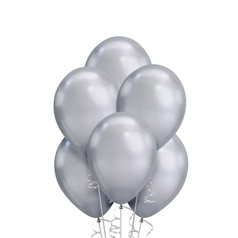 Silver Chrome Balloons 25ct | Party City