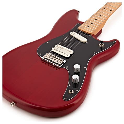 Fender Player Duo Sonic HS MN, Crimson Red Transparent at Gear4music