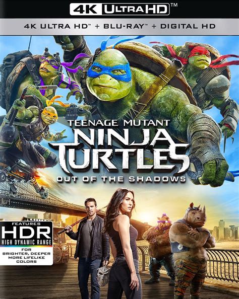 Teenage Mutant Ninja Turtles: Out of the Shadows (2016) 4K Ultra HD Blu-ray