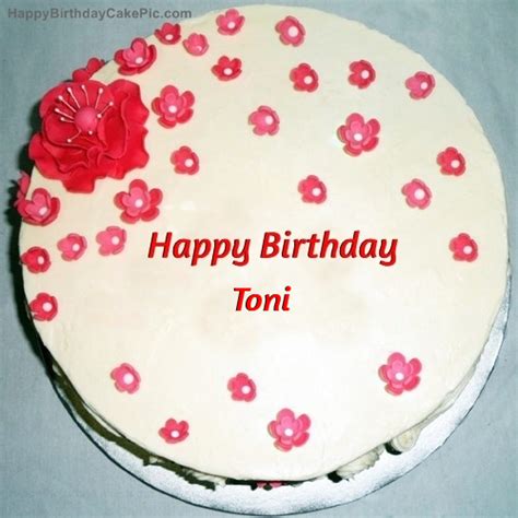 Fondant Birthday Cake For Toni