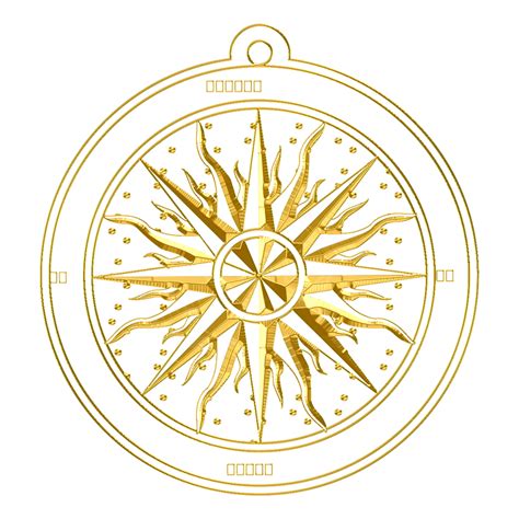 Gold Compass Rose 002 by prettywitchery on DeviantArt