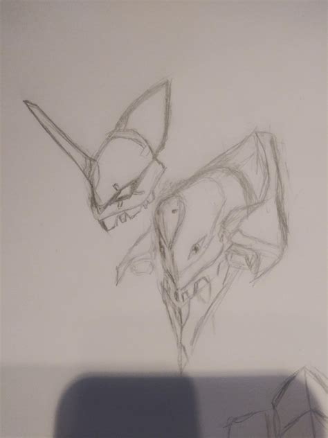 My quick Eva Unit 01 sketch : r/evangelion