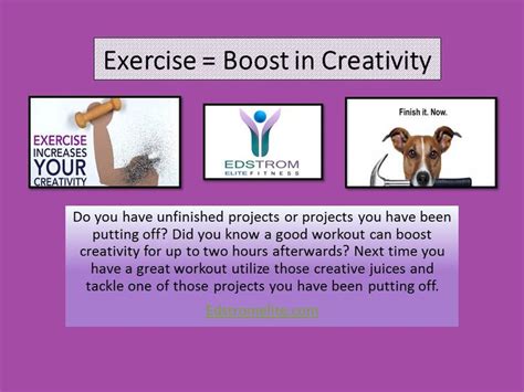 Exercise = Creativity Exercise can promote creativity for up to two ...