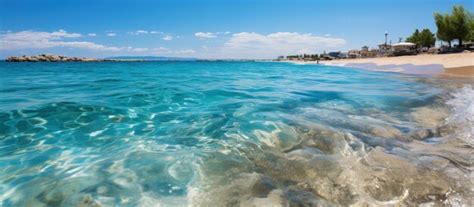 Premium Photo | Panoramic view of the beach