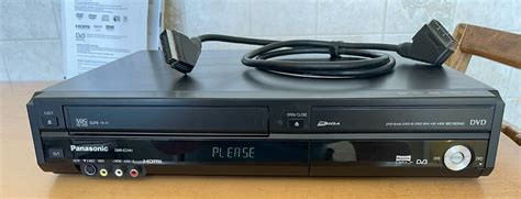 Panasonic VCR to DVD recorder DMR-EZ48VEB, Black, Mains, Scart lead & Remote | eBay