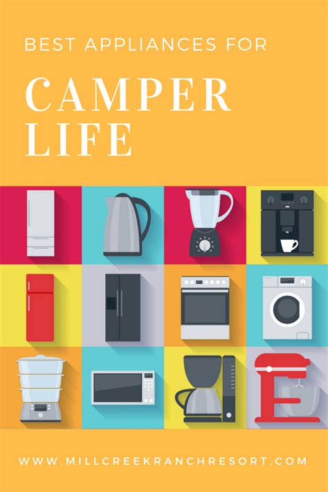 Best appliances for RVs when stopping at a Canton Trade Days RV Park