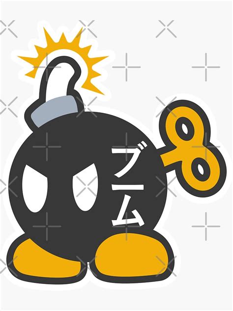 "Bob-omb" Sticker for Sale by SomeoneNamedTom | Redbubble