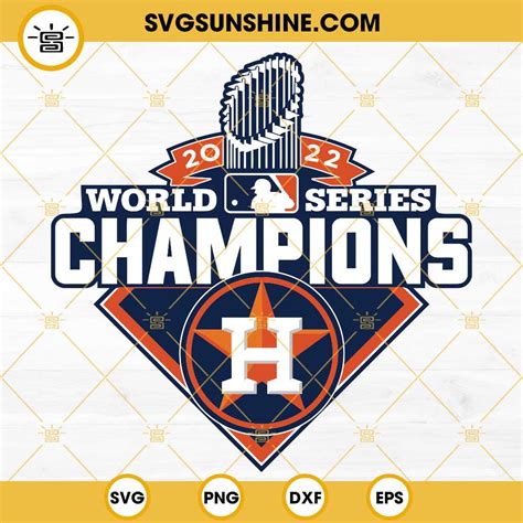 2022 World Series Champions Houston Astros SVG PNG DXF EPS Digital Download