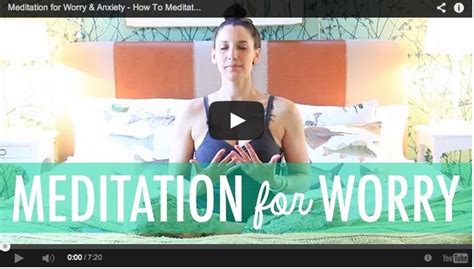 Meditation for Worry and Anxiety - Meditation Tutorial for Beginners - Positively Positive ...