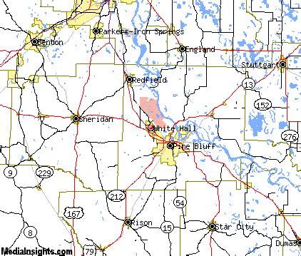 White Hall Arkansas .org Map