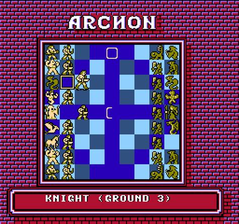 Archon (1989) by Bullet Proof Software NES game