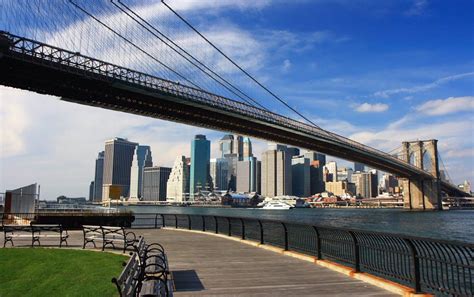 Brooklyn Bridge - the most famous bridge in New York City