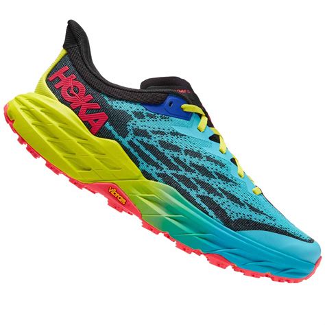 Hoka Speedgoat 5 Mens Trail Running Shoes (Scuba Blue/Black) at ...