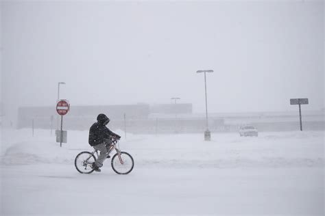 Monster nor'easter storm dumps snow on New York City area, including ...