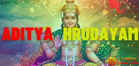 [Aditya Hrudayam] ᐈ Stotram Lyrics In English With PDF - Lyrics Chalisa