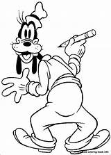 Walt Disney Coloring Pages  Goofy Characters Photo sketch template