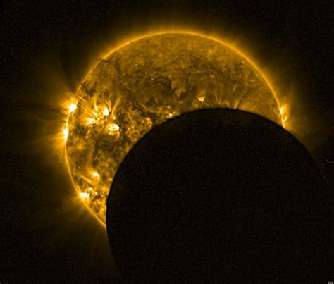 Solar Eclipse From Space: Satellite Captures Partial Eclipse (VIDEO) | HuffPost