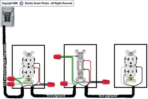 Multiple Switched Outlet Wiring Diagram