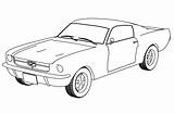 1965 Ford Mustang Coloring Pages Sketch Page sketch template