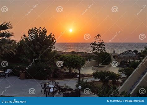 Sissi Harbour, Crete, at Sunset Stock Image - Image of holiday, clouds: 153104259