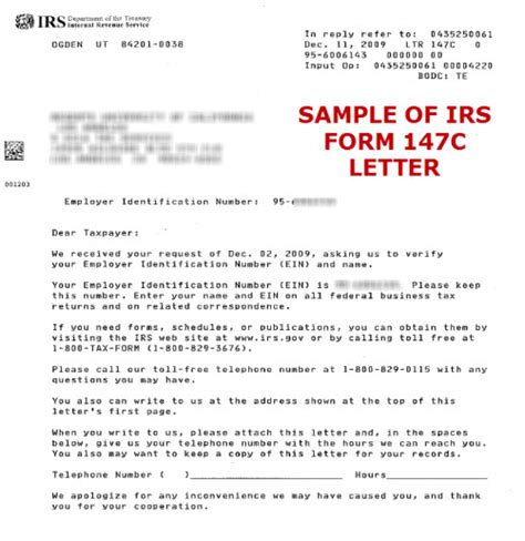 Sample Letter To Irs - Free Printable Documents