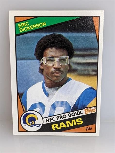 1984 Topps #280 Eric Dickerson Rookie Card | Elite Collectibles