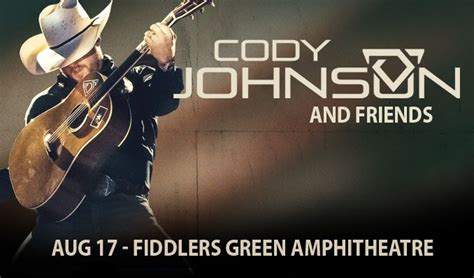 Cody Johnson tickets in Greenwood Village at Fiddler's Green Amphitheatre on Sat, Aug 17, 2024 ...