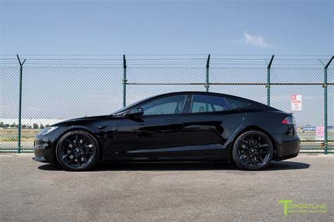 Black Tesla Model S Long Range and Plaid 2021 with 21 inch TSSF Forged - T Sportline - Tesla ...