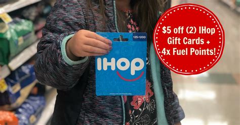 IHop Gift Cards | Buy (2) and Save $5.00 PLUS Earn 4x Fuel Points at ...