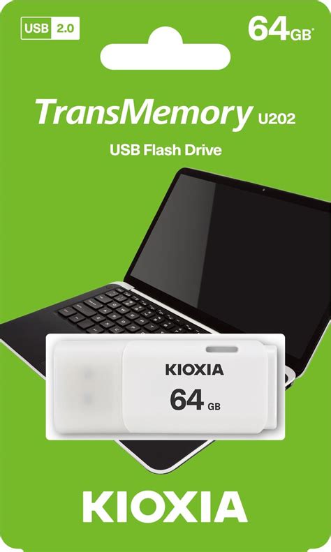 Kioxia 16/ 32/ 64/ 128GB TransMemory U202 USB 2.0 Flash Stick Pen ...