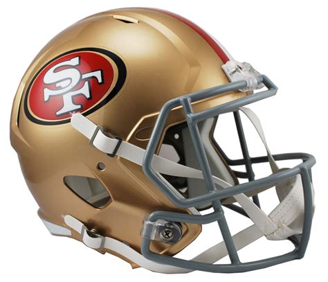 San Francisco 49ers Replica Riddell Speed Full Size Helmet — Game Day ...