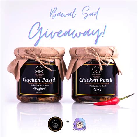 Chicken Pastil: Bawal sad GIVEAWAY PROMO! | Good Info Net