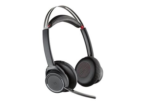 Poly - Plantronics Voyager Focus UC B825 - no charging stand - headset - 202652-103 - Headsets ...