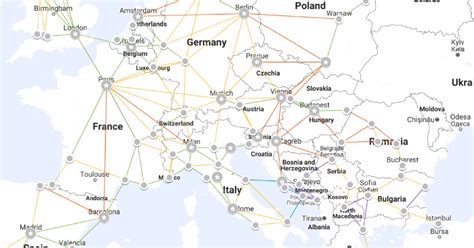 EURORAIL MAP PDF