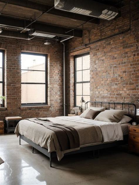 30+ Masculine Industrial Bedroom Designs 2024 You'll Love