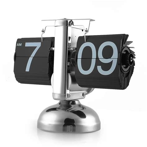 Flip Clock Retro Scale Digital Stand Auto Flip Desk Table Clock Reloj Mesa Despertador Flip ...