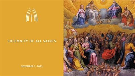 Solemnity of All Saints - November 1, 2023 - YouTube