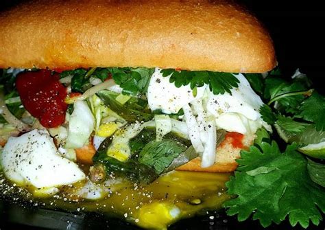 Mike's Soft Boiled Egg Vietnamese Banh Mi Sandwiches Recipe by MMOBRIEN - Cookpad