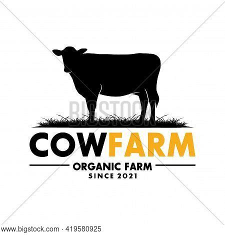 Cow Farm Logo. Vector & Photo (Free Trial) | Bigstock