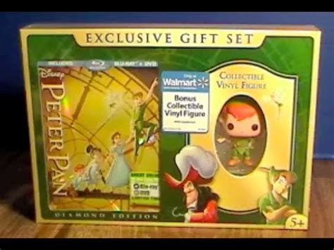 Disney PETER PAN Blu-Ray Unboxing! Walmart Exclusive with Funko Vinyl Figure! by Bin's Toy Bin ...